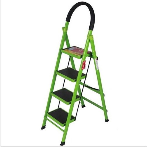 Niceway Four Steps Collapsible 10 Meter Ladder Stepstools Iron Folding Ladder