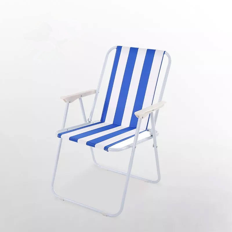 Spring Folding Chairs Beach Picnic Dining Metal Folding Camping Chair