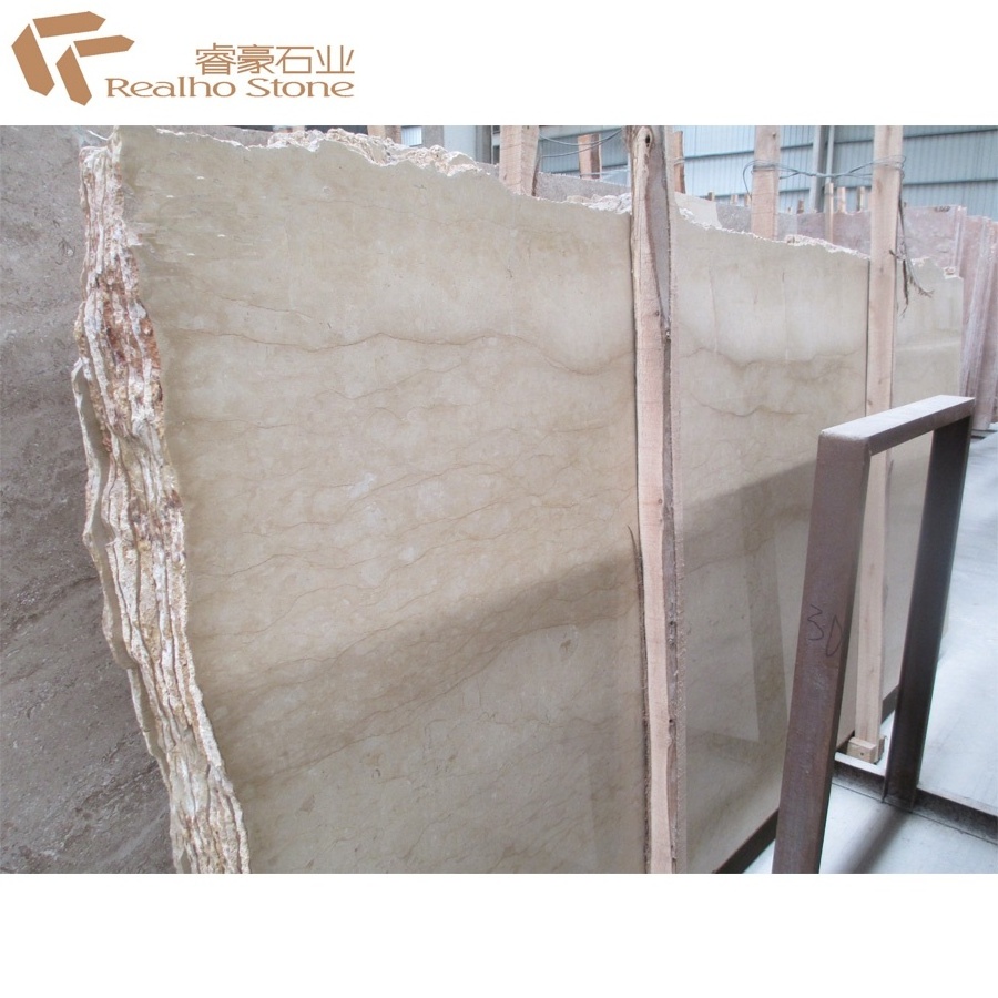 Natural beige marble new collection crema marfil marble for indoor wall cladding and flooring