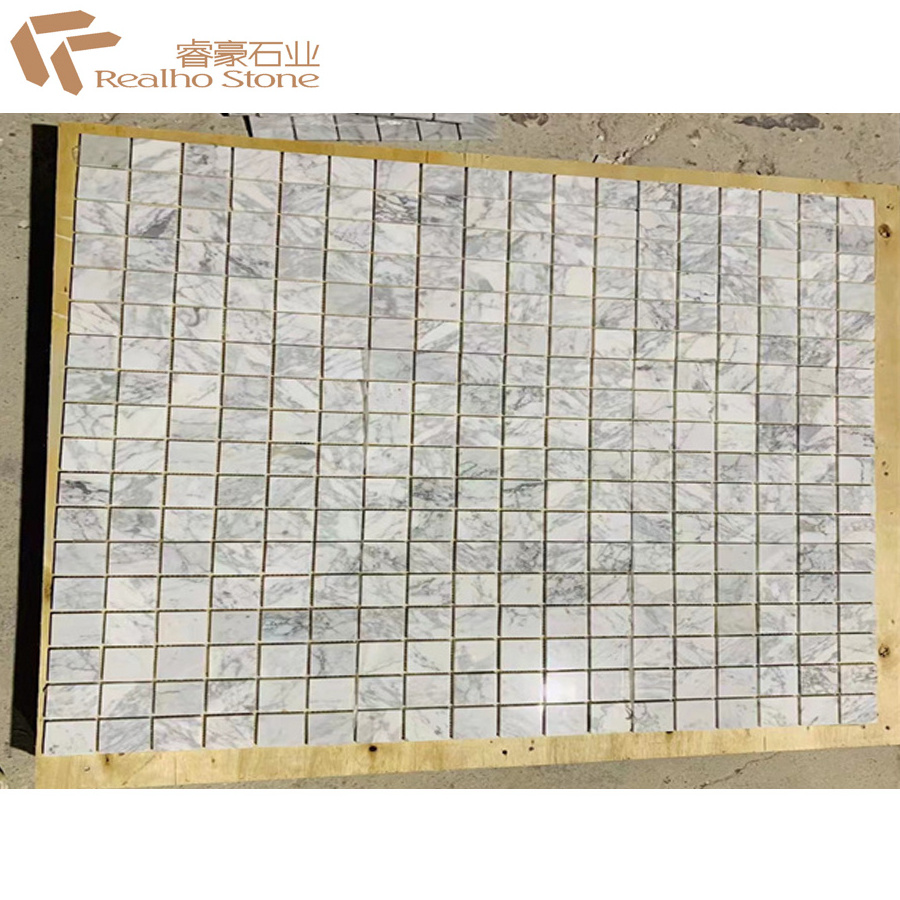 Interior White Marble Hexagon Mosaic Tile 300*300mm