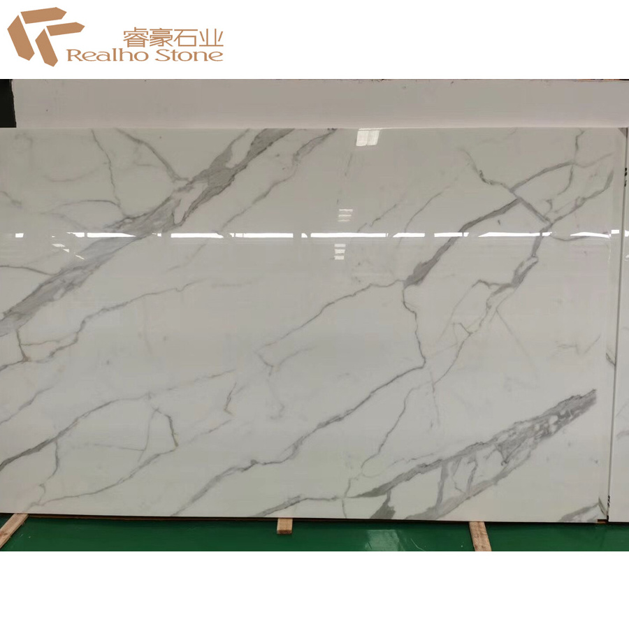 Cheap White Faux Marble Slab For Decoration