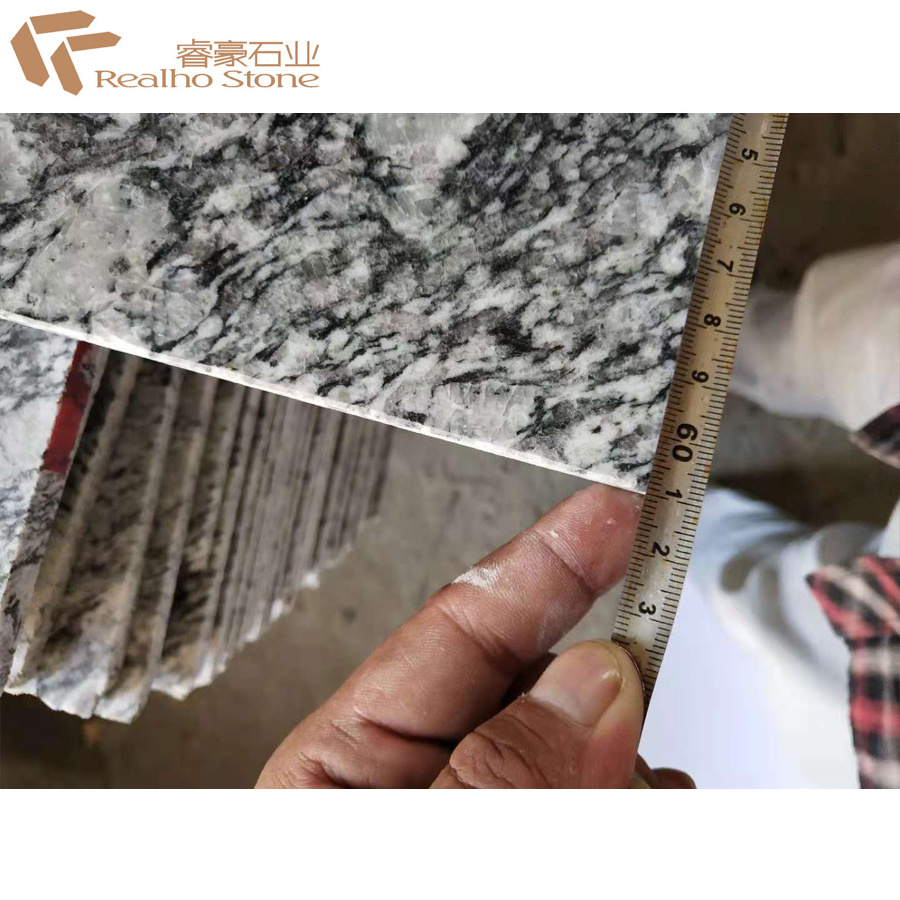 China Factory Cheap White Wave Granite Tiles On Sale