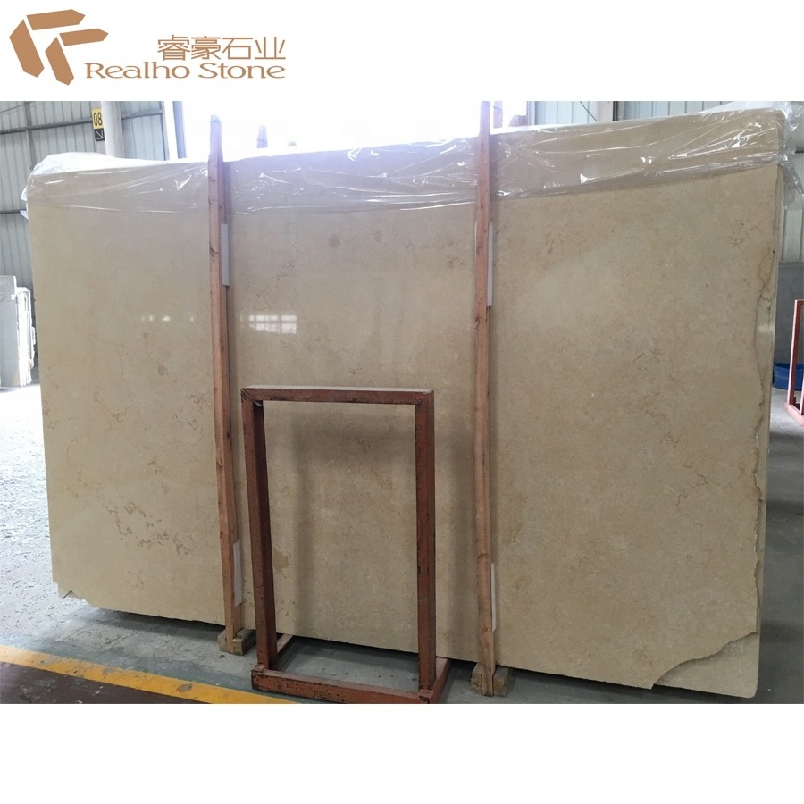 Natural beige marble new collection crema marfil marble for indoor wall cladding and flooring