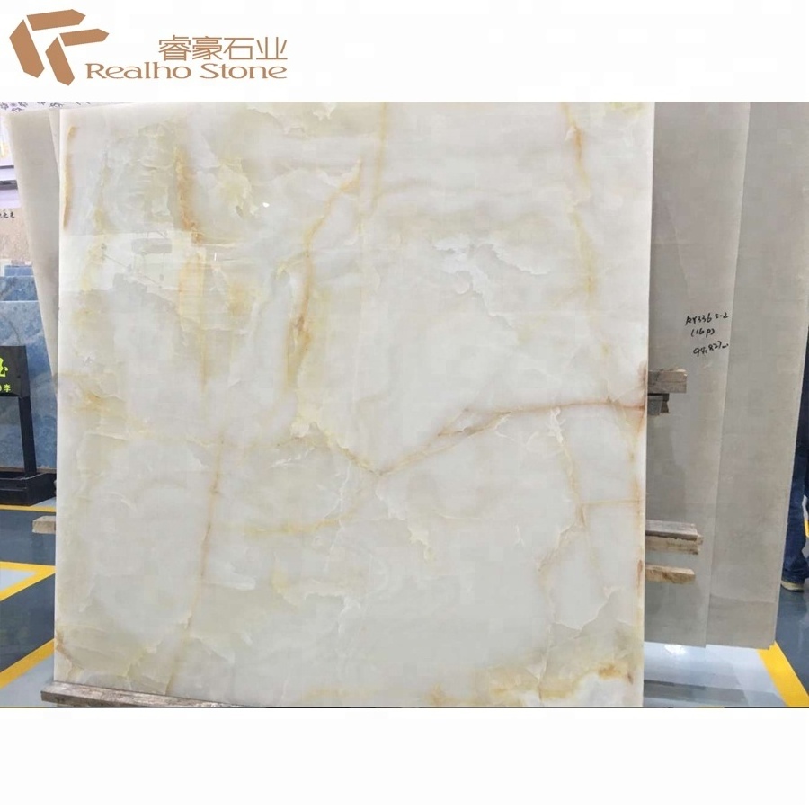 Snow White Onyx Stone Slab Price Per Gram