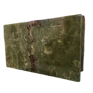 Imperial green jade Ancient Green Onyx slab and tile polished for hotel project