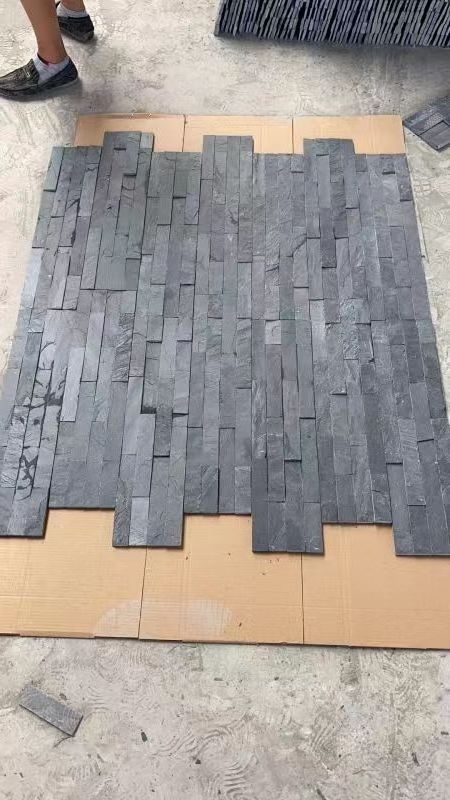 Hot Sale Grey Slate Culture Stone Natural Slate Wall Cladding For Exterior Wall