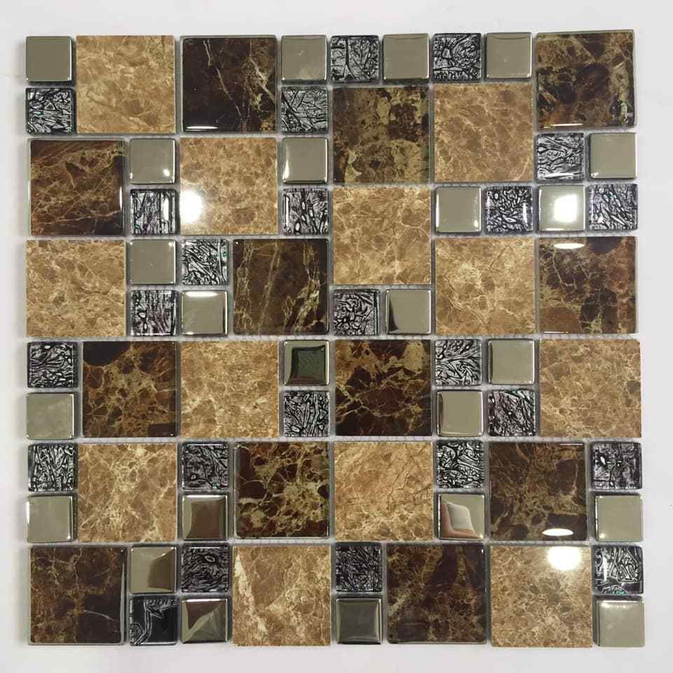 Honed Green Glass Swimming Pool Mosaic Tiles