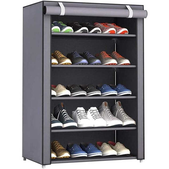 Multilayer Shoe Rack Thicken Nonwoven Fabric Shoe Cabinet Easy to Assemble Hallway Dustproof Shoe Organizer Small  Organizer