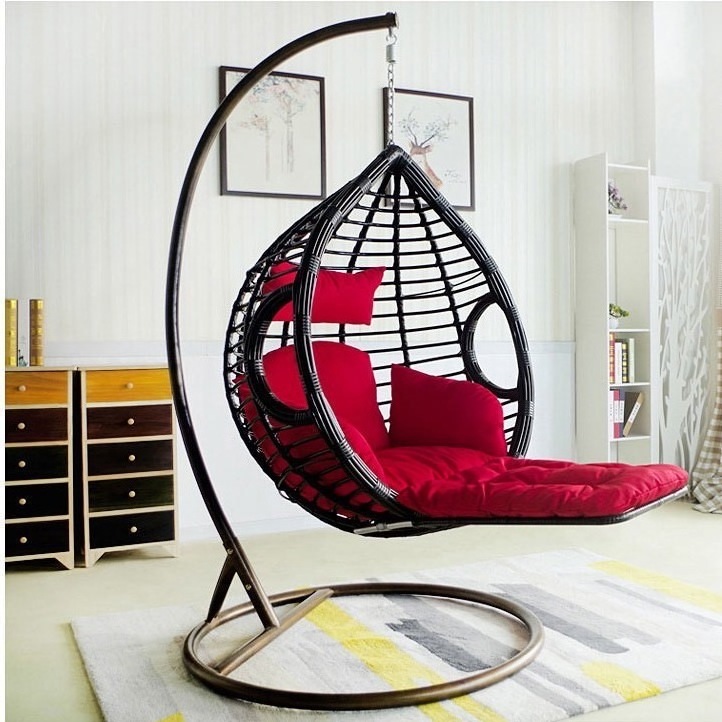 High quality Outdoor hanging Chairs heavy holder egg swing chair hammock for balcony