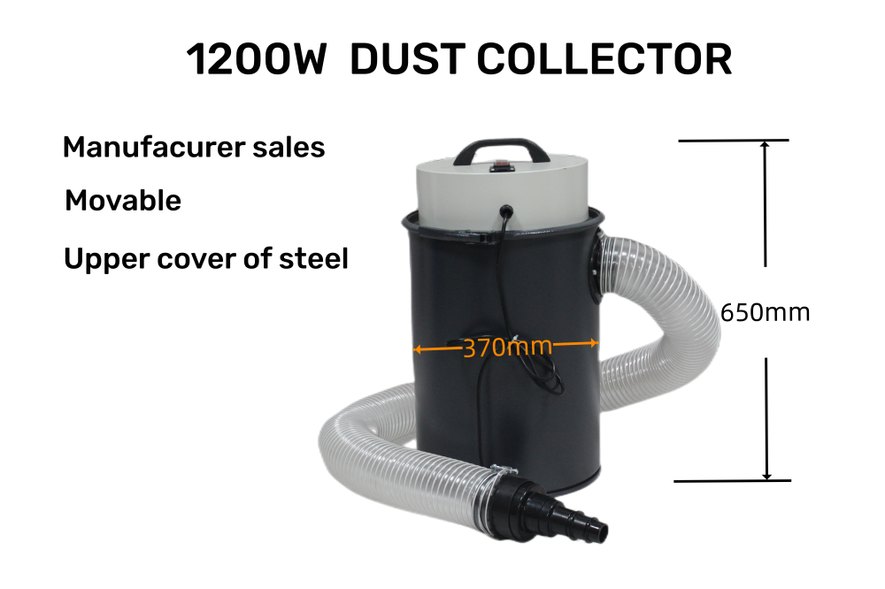 Woodworking Vacuum large capacity vertical   portable  Cartridge drum  wood dust collector