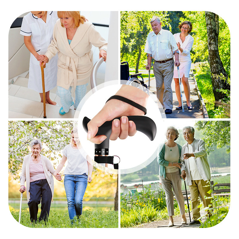 2024 Hot Sale New Type Stable Telescopic Walking Stick Cane Height Adjustable Walking Stick For Elderly