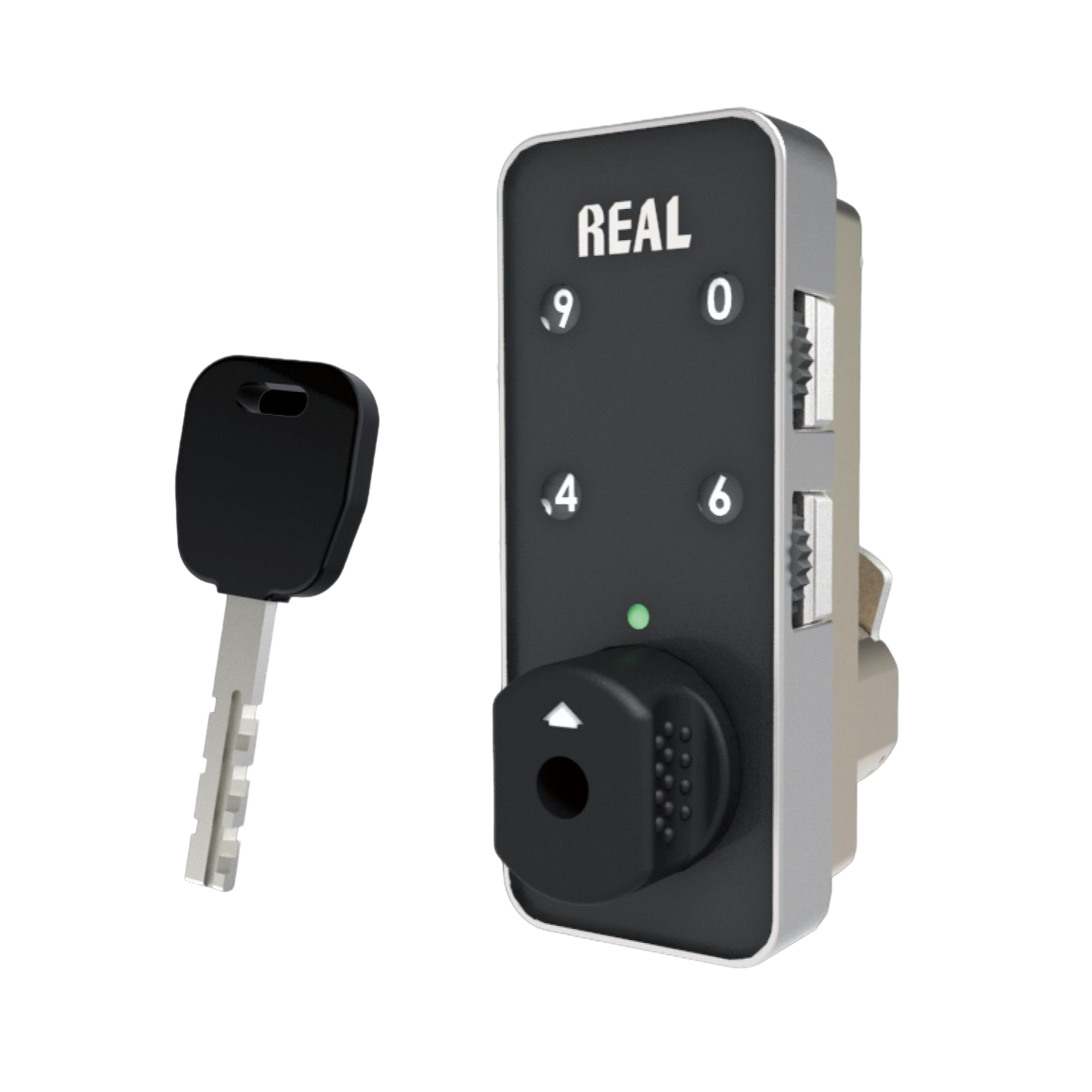 REAL RL-9046-B Black Password Lock Keyless Combination Lock for Public Locker/Personal Locker security