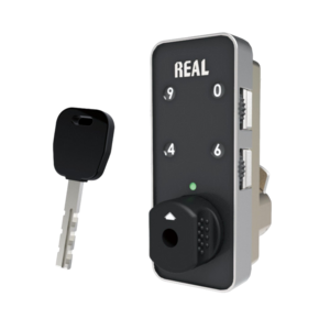 REAL RL-9046-B Black Password Lock Keyless Combination Lock for Public Locker/Personal Locker security