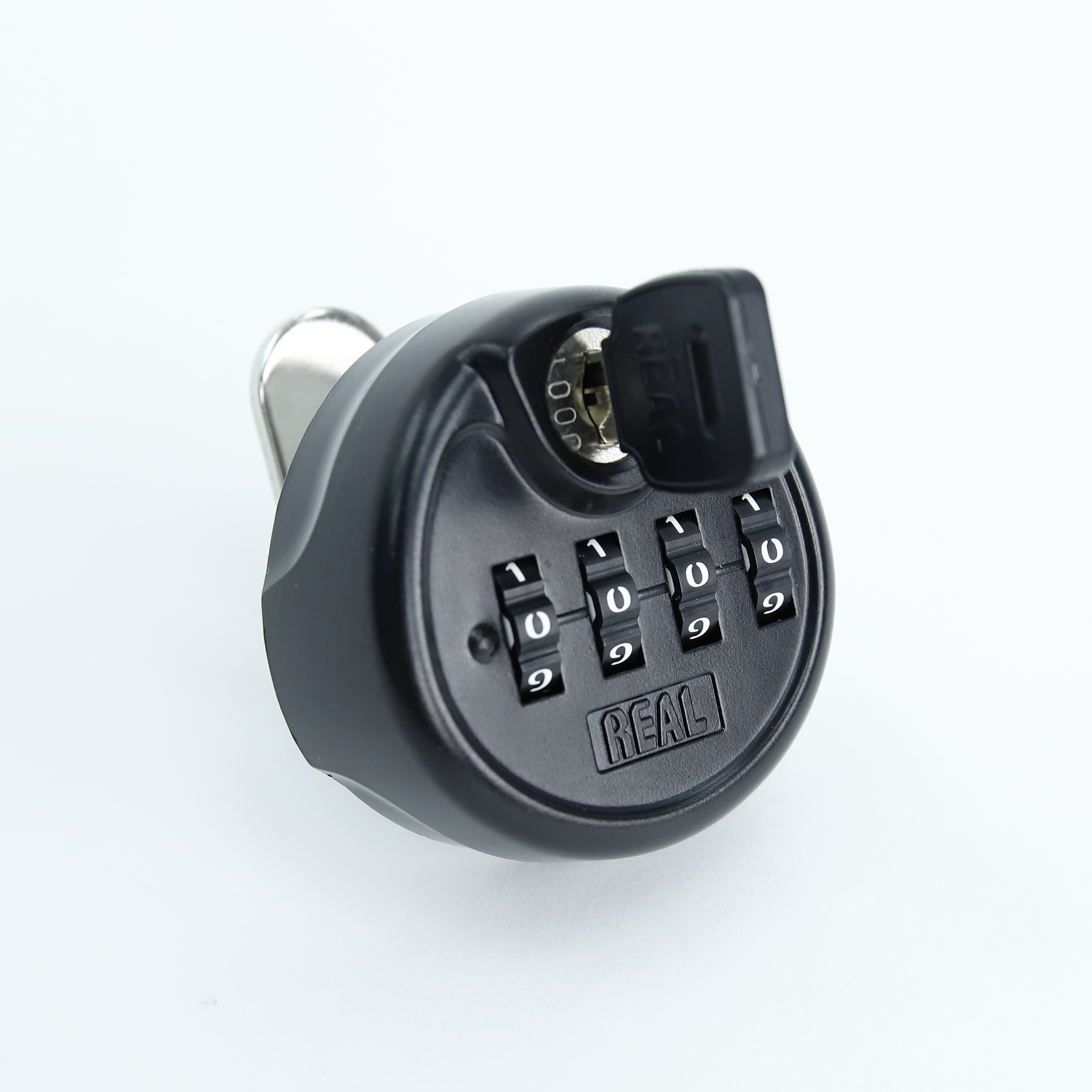 REAL RL-10347 Mechanical Security Resettable Keyless 4 Digital Combination Cam Lock With Key For Cabinet Locker