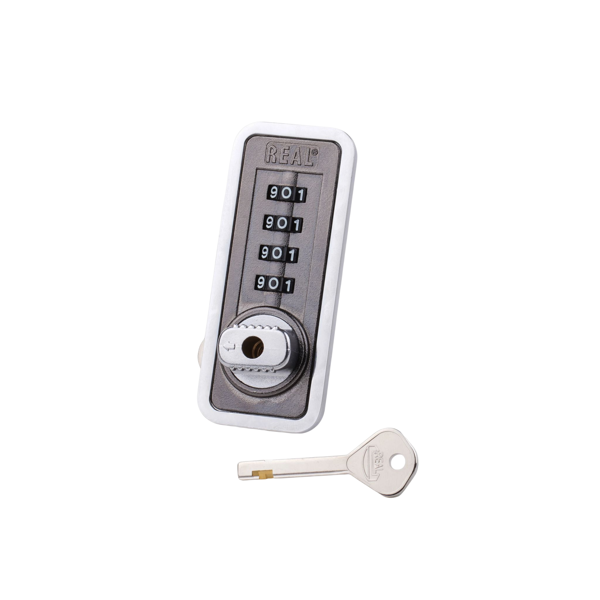 REAL RL-9041 High Quality 4 Digits Combination Lock for Office and Gym, Cabinet Combination Lock, Locker Combination Lock