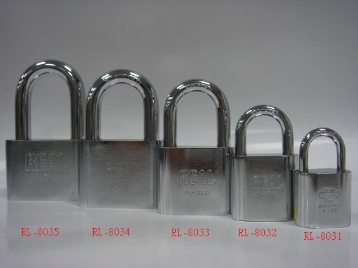 REAL RL-8031 High Security Padlock Useful Brass And Zinc Alloy Padlock Hardened Steel Padlock For Export