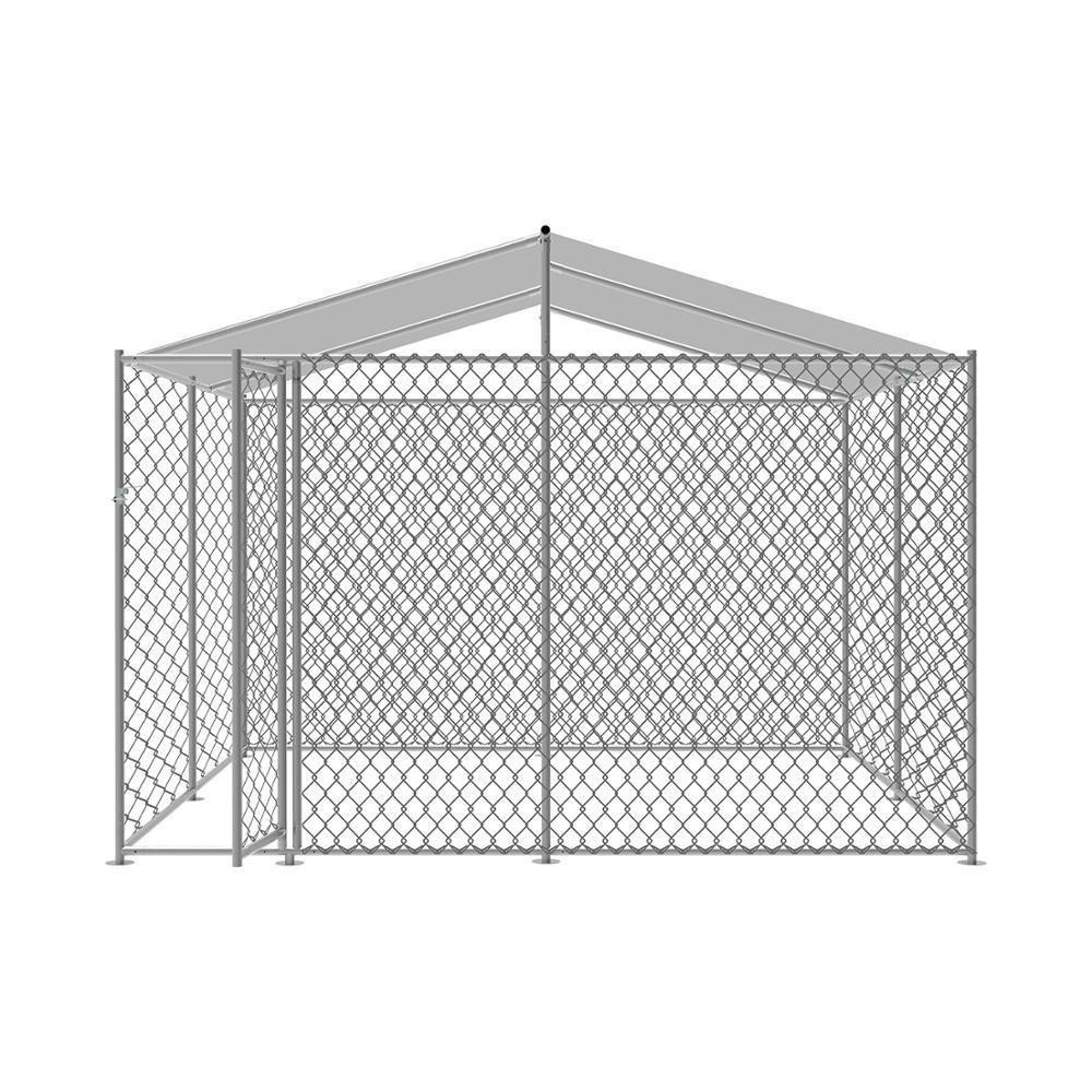 From BSCI Audited Factory Hot Sale Outdoor Dog Cage Chain Link Dog Kennel Dog Run