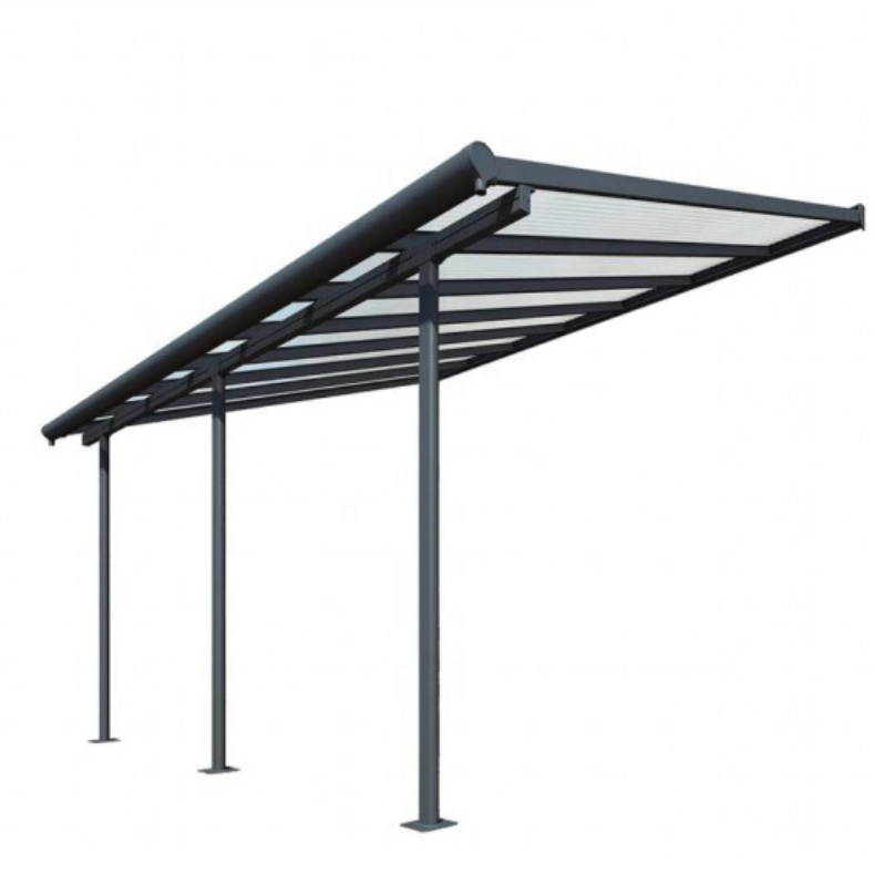 16m2 tarasu garden wall mounted patio cover aluminum sunshade outdoor gazebo  patio cover Sun Shelter