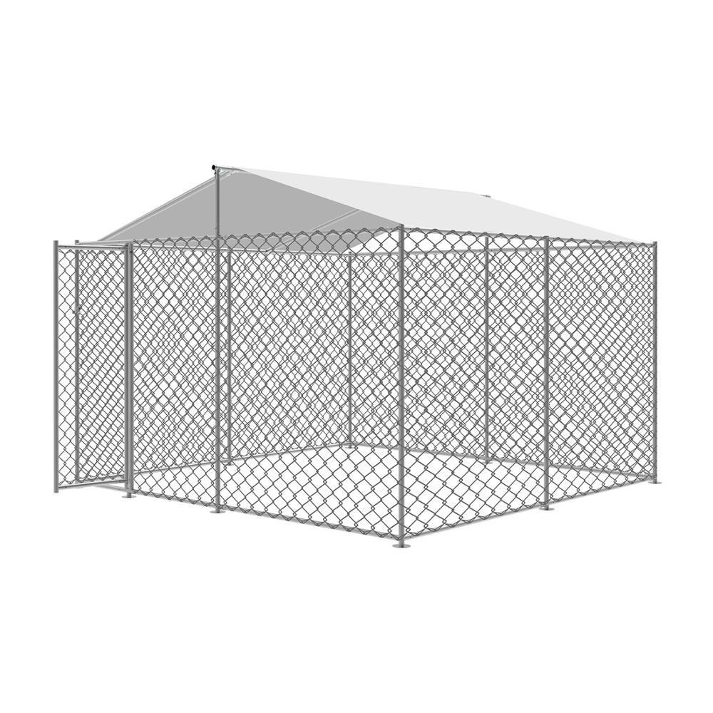 From BSCI Audited Factory Hot Sale Outdoor Dog Cage Chain Link Dog Kennel Dog Run