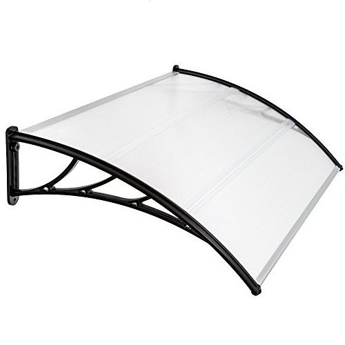 small package for hot selling by eBay amazon awnings outdoor rain shelter door polycarbonate awnings canopies outdoor