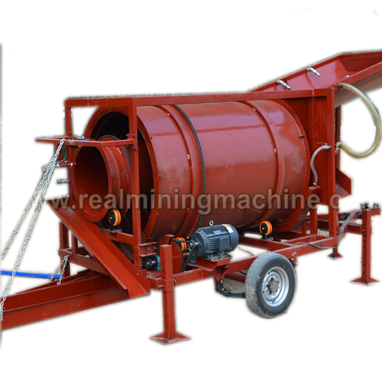 China Qingzhou real mining factory price gold trommel wash plant for sale australia GM-10gold mining machine