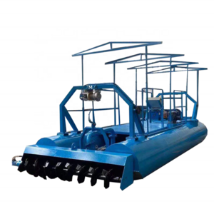 Sediments and sand cleaning dredger auger suction dredger boat