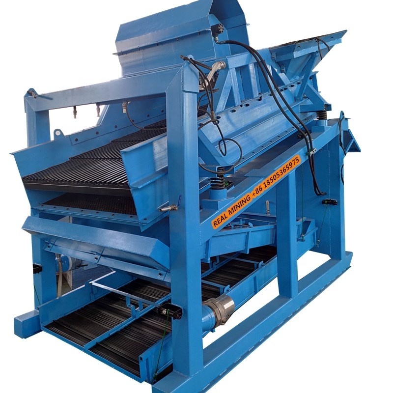 vibrating sieve machine for placer alluvial gold washing and recovery