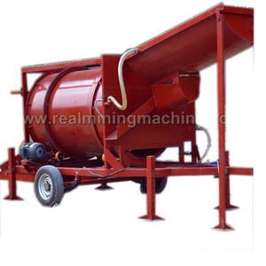 10 ton per hour Mobile Mini Trommel Screen Gold Wash Plant/Small Trommel Drum Screen/Portable Gold Washing Plant