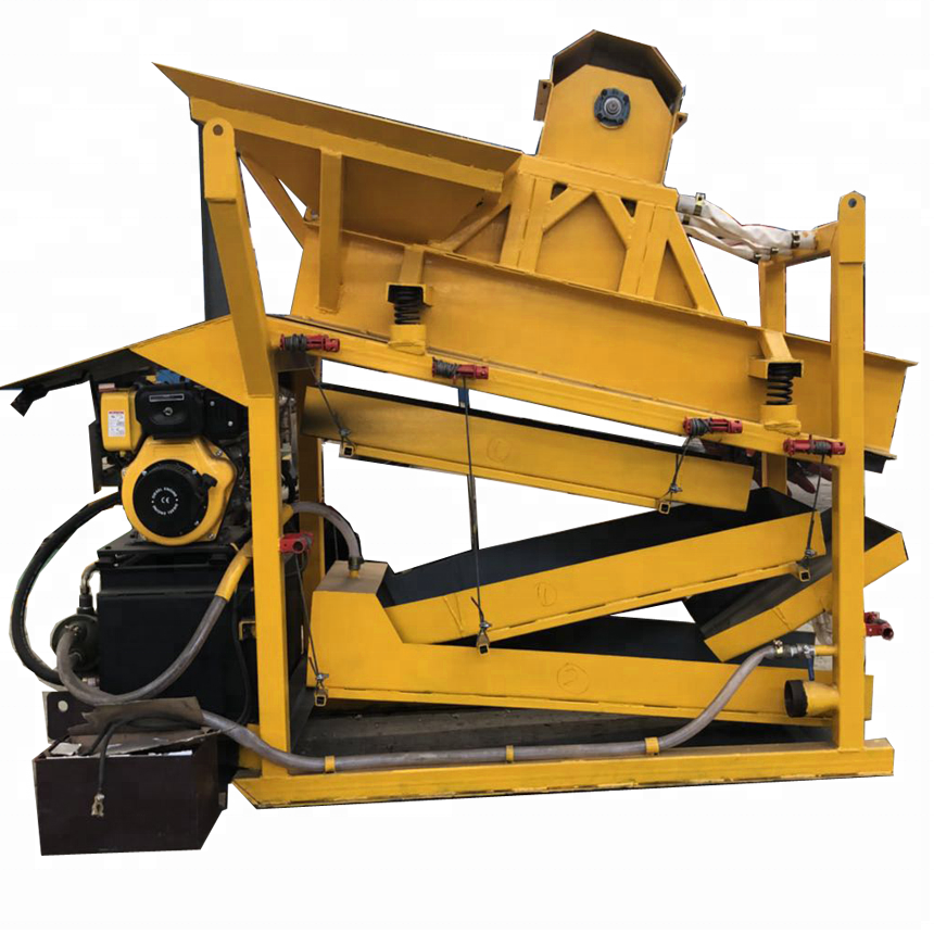 Vibratory sand gold washing machine vibrating grizzly screen small scale gold mining equipment/gold wash plant