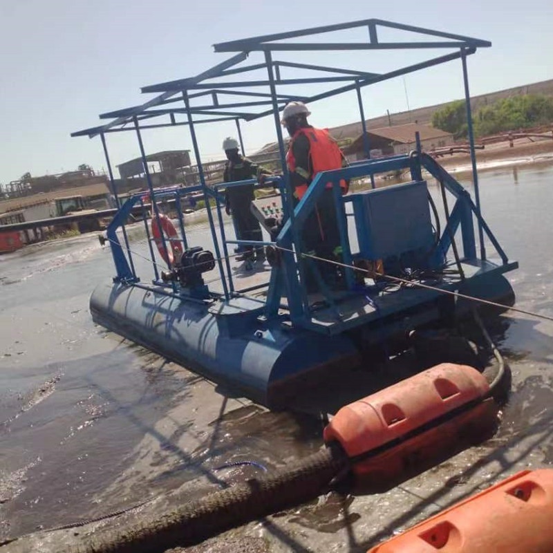 Sediments and sand cleaning dredger auger suction dredger boat