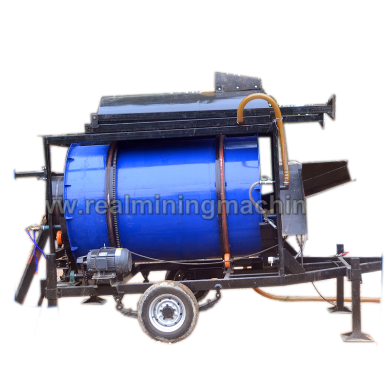 China Qingzhou real mining factory price gold trommel wash plant for sale australia GM-10gold mining machine