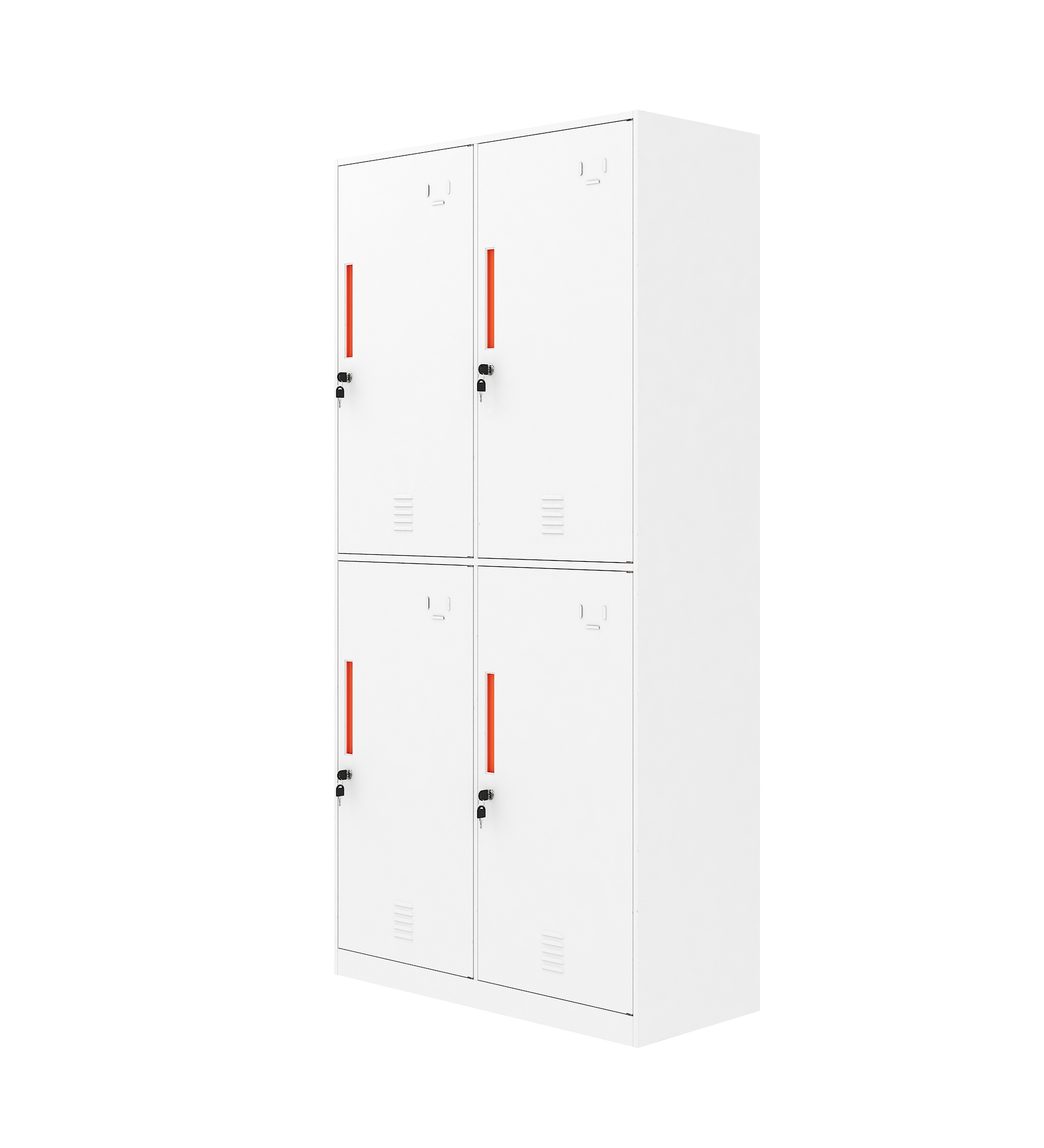 Hot Sale Metal Material Modern 4 Door Wardrobe Closet Designs Cheap Four Door Steel Locker