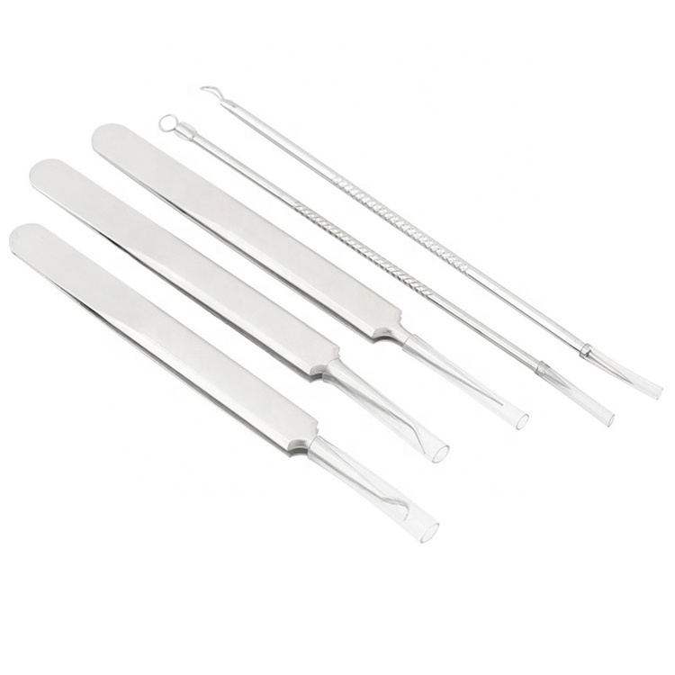 RLT 8pcs metal professional oem best pimples pimple acne extractor bestope blackhead remover tool