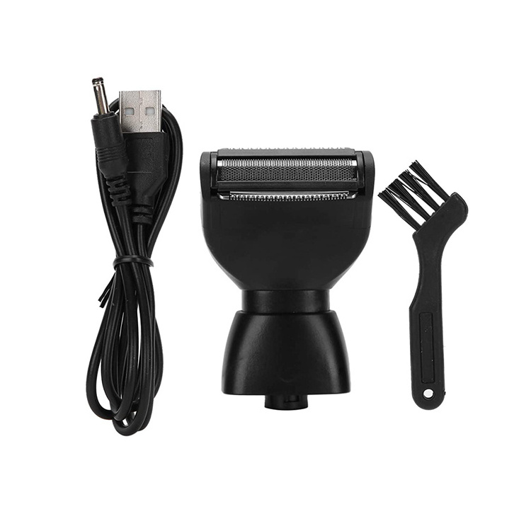 Back Shaver for men USB Rechargeable folding handle with two shave head