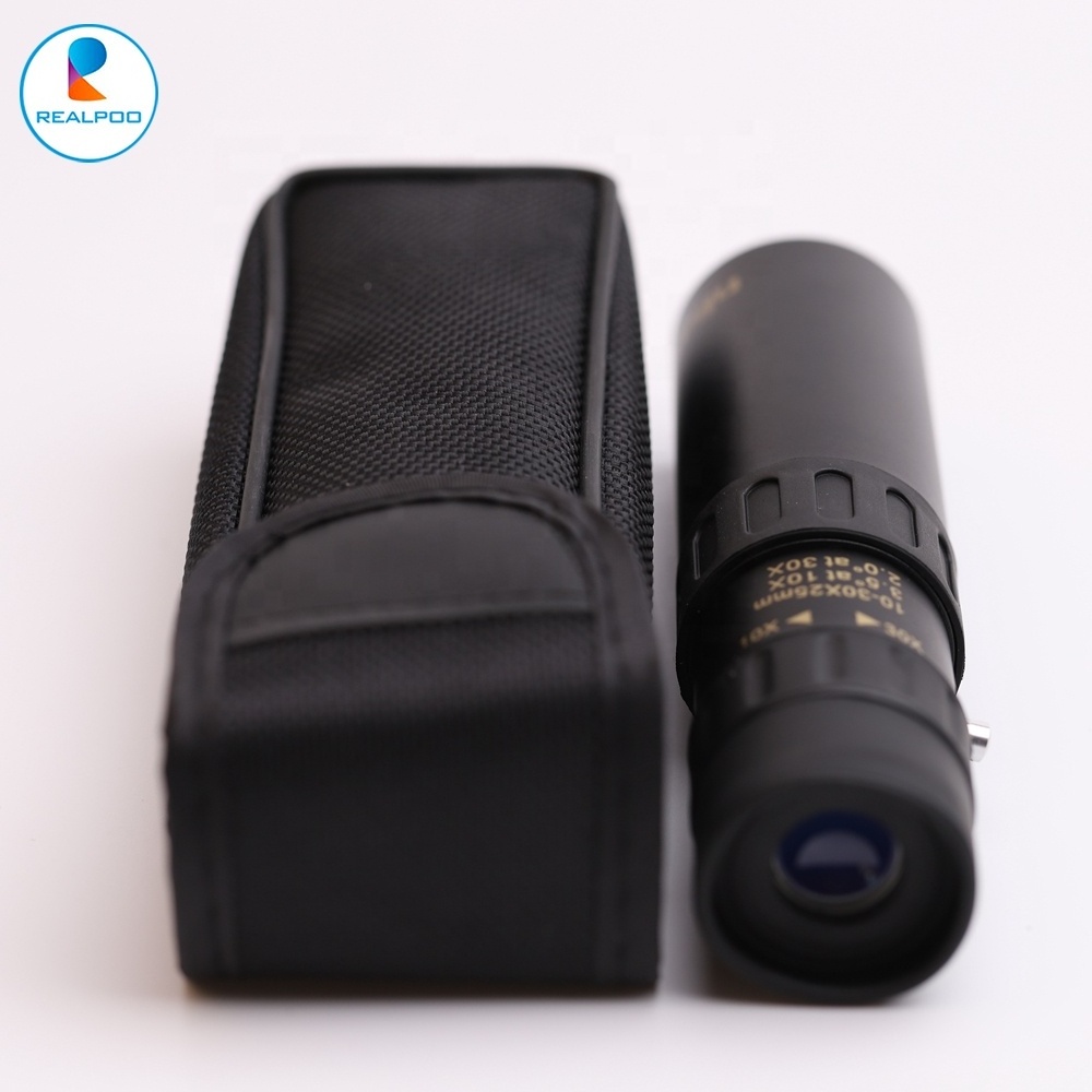 10-30*25 HD Zoom Focusing Telescope Portable Optical High-Definition Glasses Monocular Spotting Scope