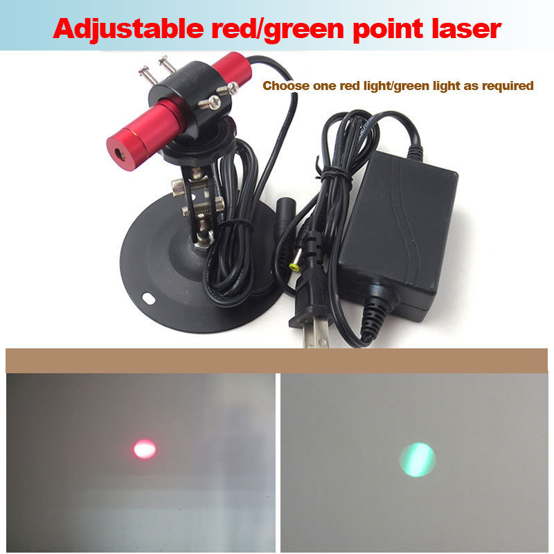 Green dot module infrared positioning light laser head high brightness adjustable red dot size red laser