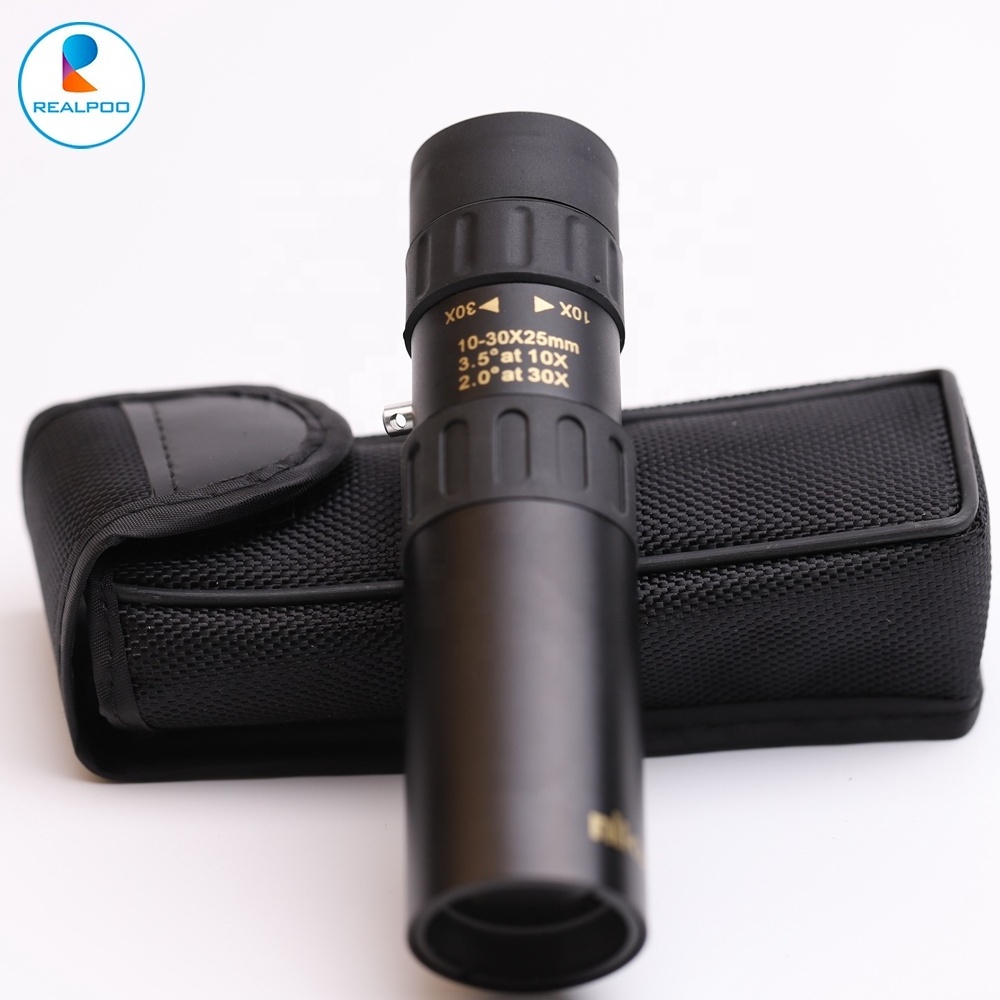 10-30*25 HD Zoom Focusing Telescope Portable Optical High-Definition Glasses Monocular Spotting Scope