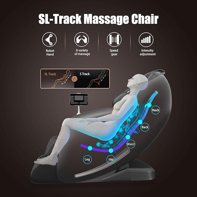 2023 wholesale lounge SL recliner massage chair executive capsule 4d foot back massage full body 0 gravity luxury massage chair