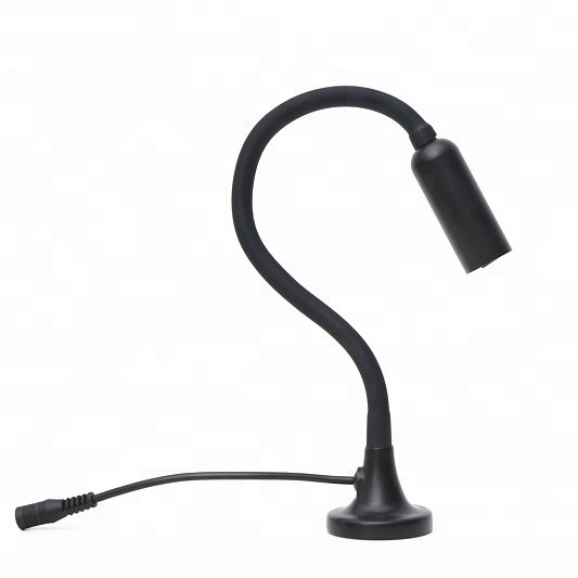 Flexible Goose neck wall lamp Led Headboard Reading table  Light vintage working Magnetic desk lamps