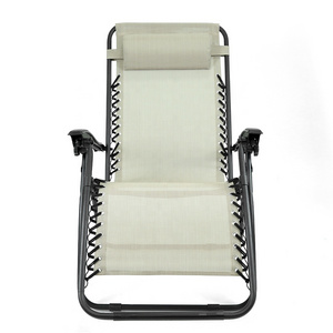 High quality folding adjustable cup holder metal folding chair summer beach folding chair