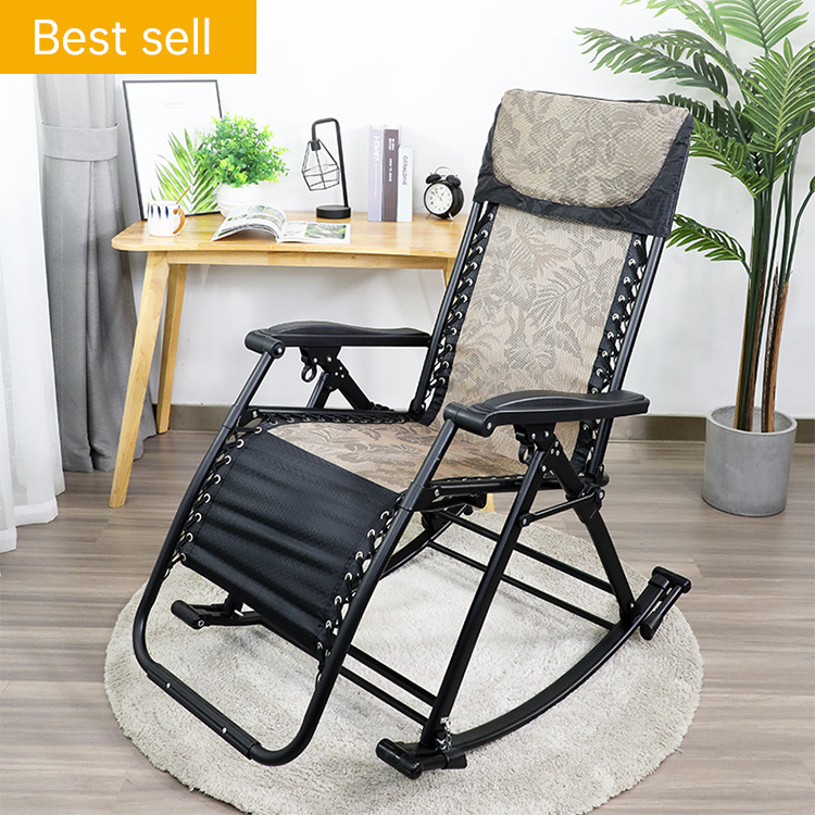 cheap folding chairs reclining  leisure ways  outdoor portable folding rocking chair