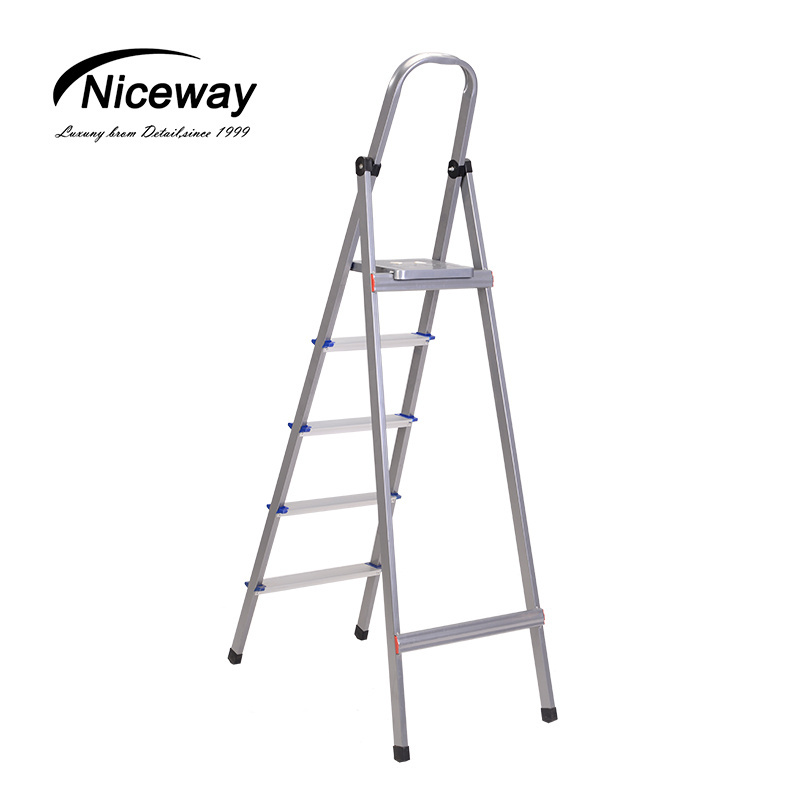 NEW compact 5 step folding steel ladders on sale