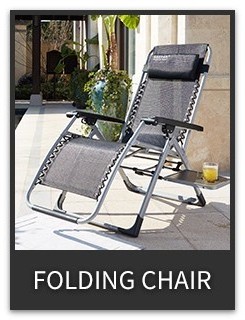 Camping Rocking Chair Zero Gravity Chair Patio Reclining Folding Chair