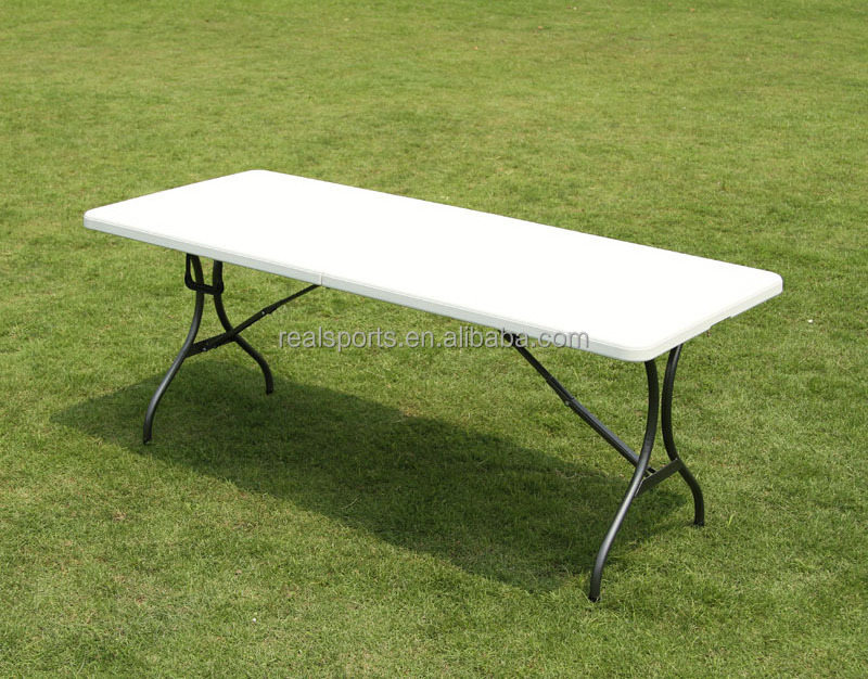 Plastic Foldable Picnic Table Modern Dining Briefcase Folding Table