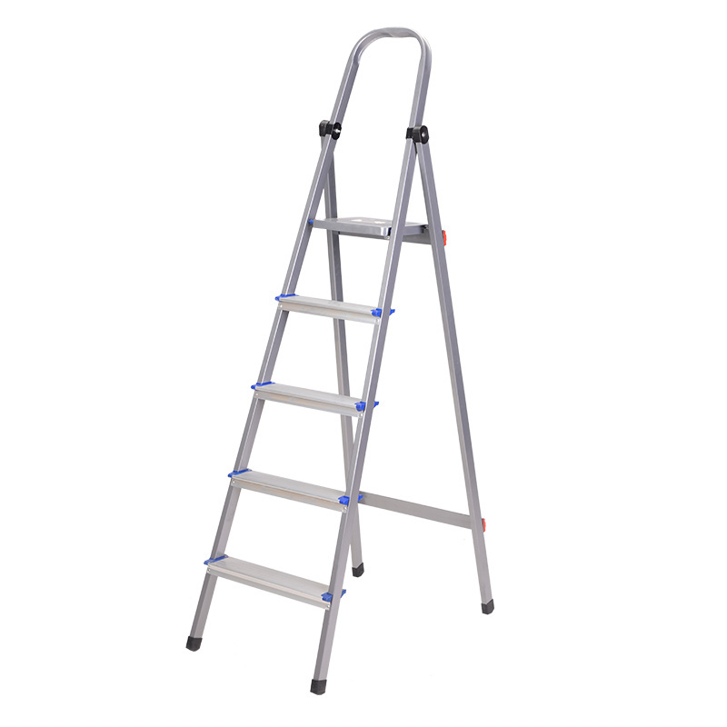 NEW compact 5 step folding steel ladders on sale