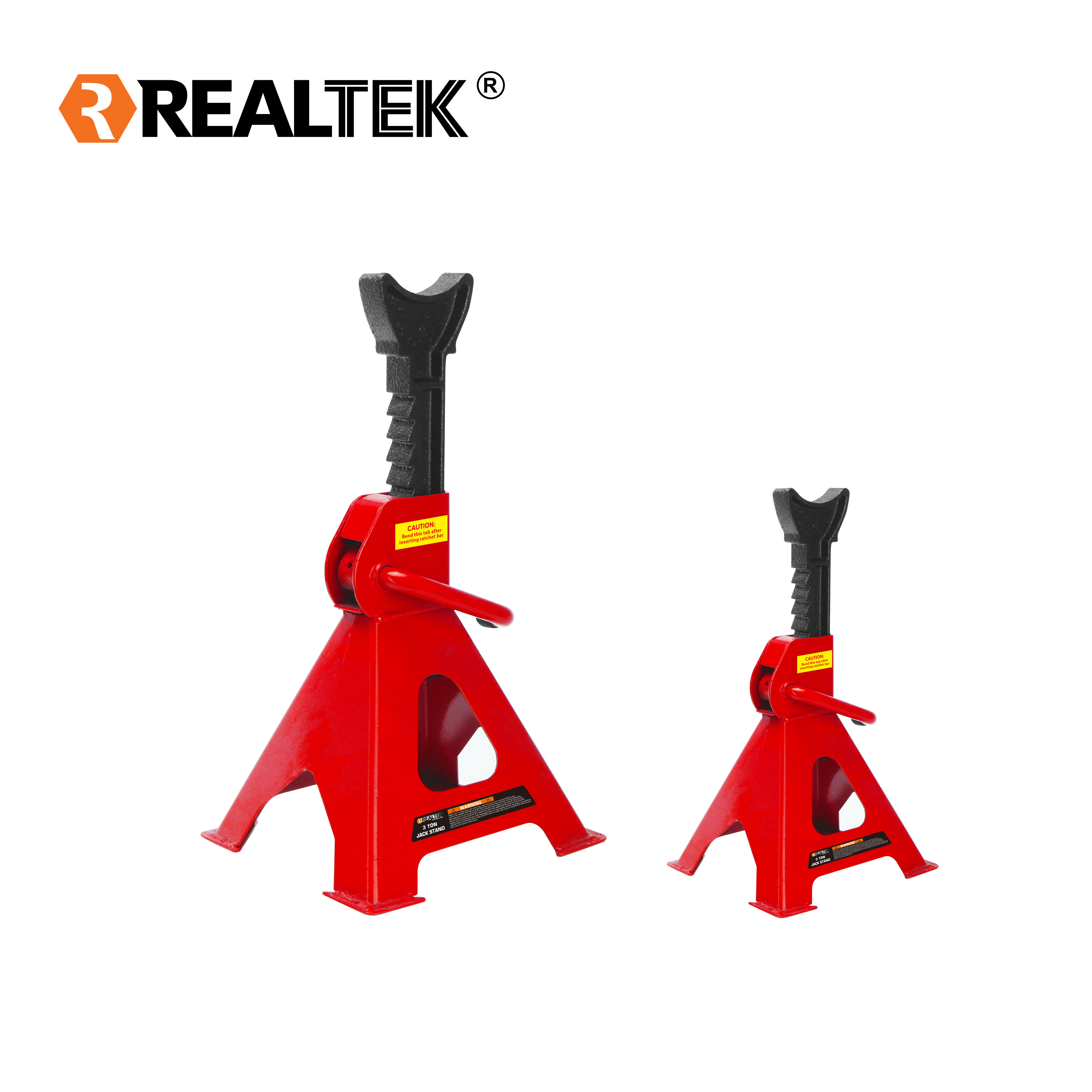 Realtek Professional Automotive Repair Equipment Portable Adjustable 2ton Car Axle Jack Stand With Pad