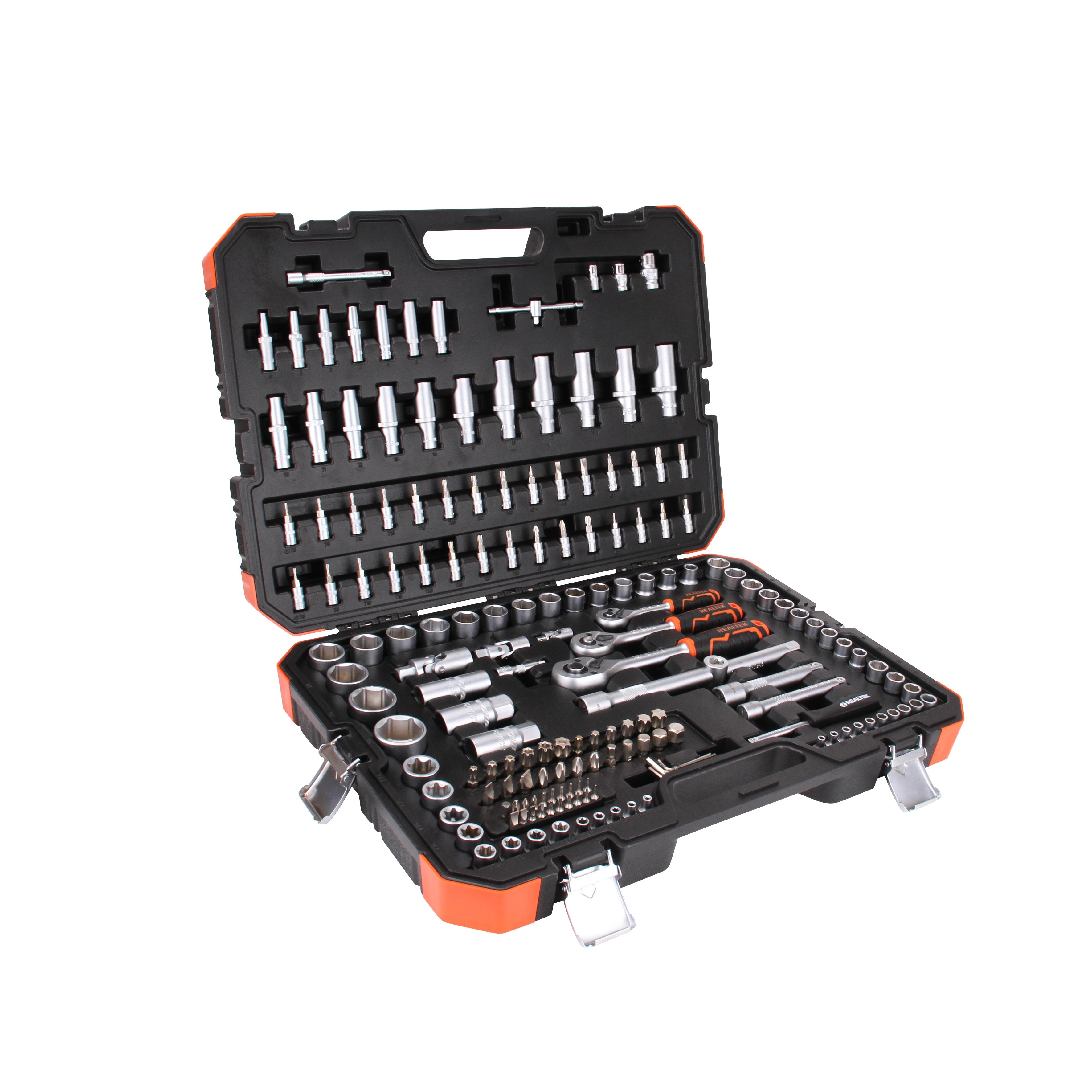 Realtek 172Pcs Classical Crv Socket Set Tool Kit Mechanic Tool Home Tools for Car Repairing