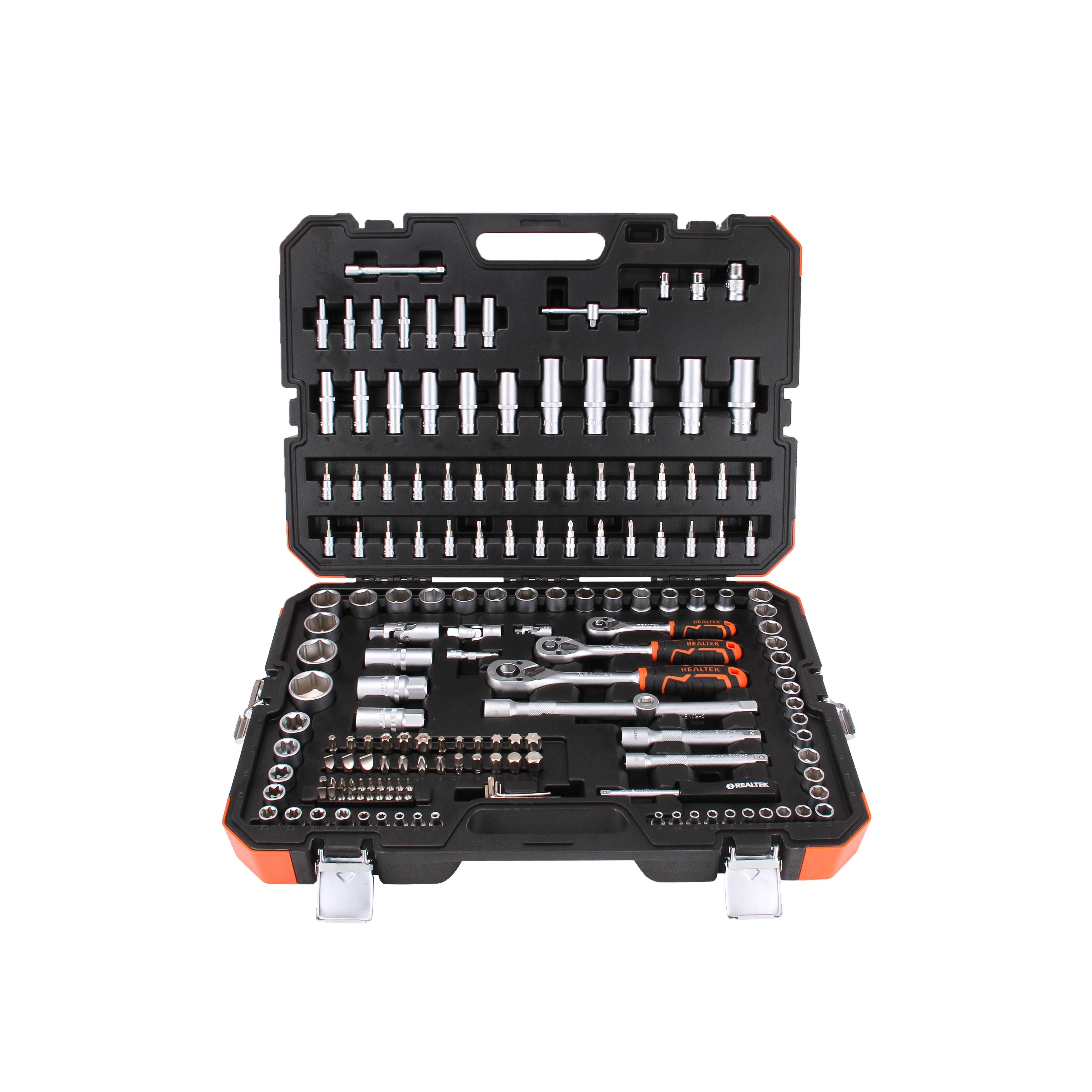 Realtek 172Pcs Classical Crv Socket Set Tool Kit Mechanic Tool Home Tools for Car Repairing