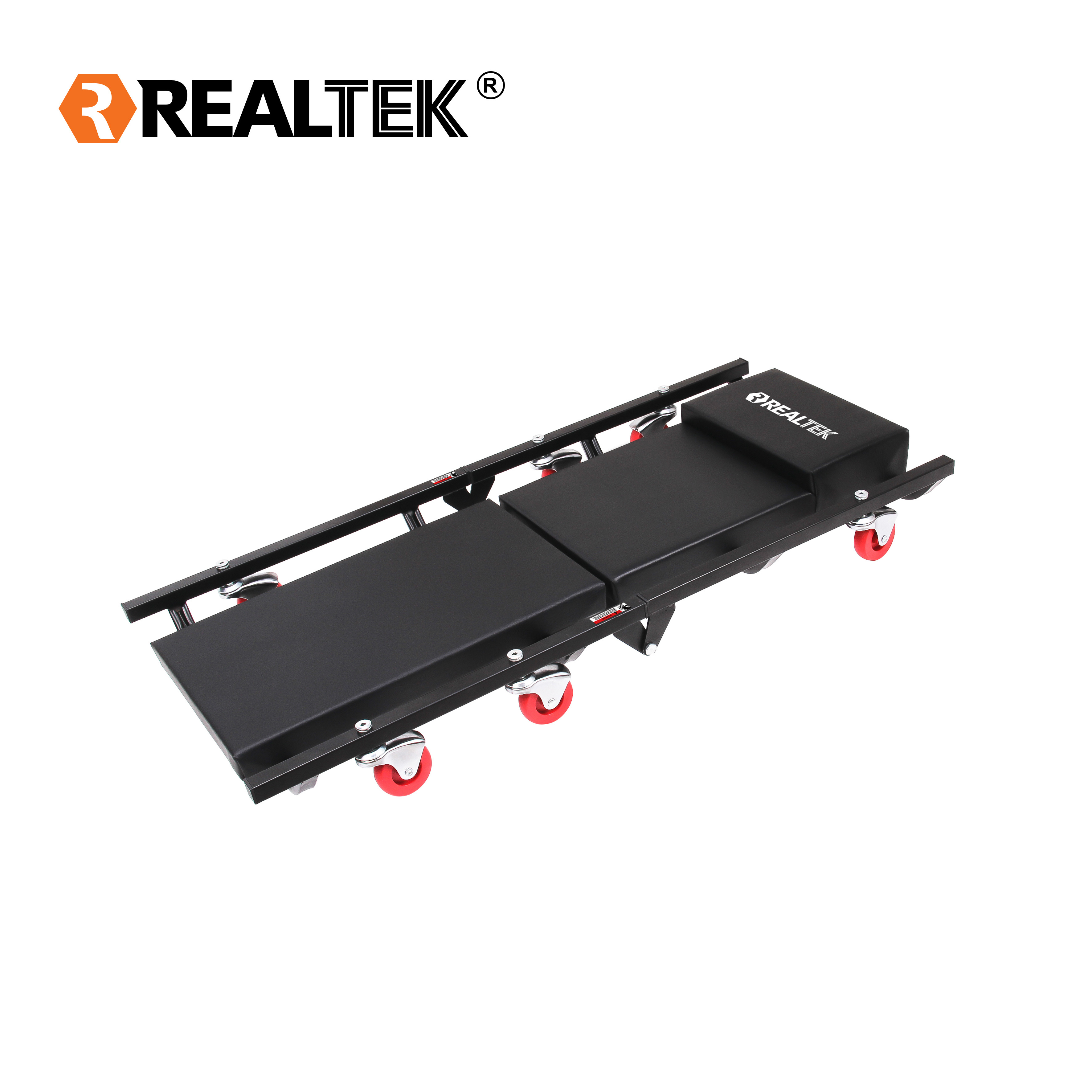 Realtek Workshop Garage Mechanic Tool 36 Folding Car Repair Creeper With Adjustable Headrest