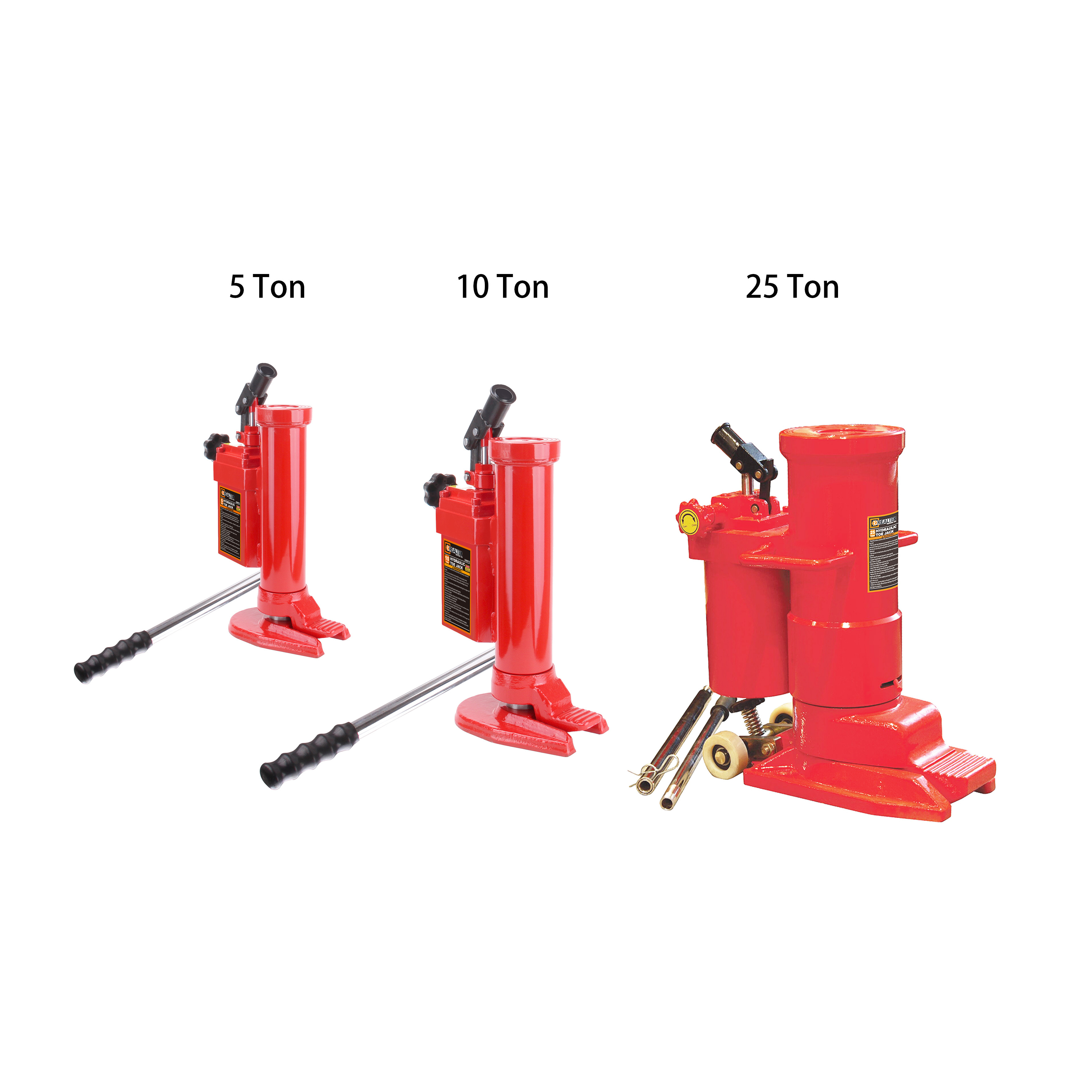 Realtek High Strength Vehicle Tools 10 Ton Car Maintenance Hydraulic Claw Toe Jacks For Lifting